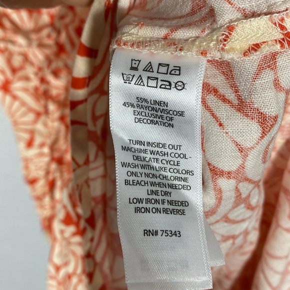 Cynthia Rowley Linen Maxi Dress with pockets size small - Picture 14 of 14